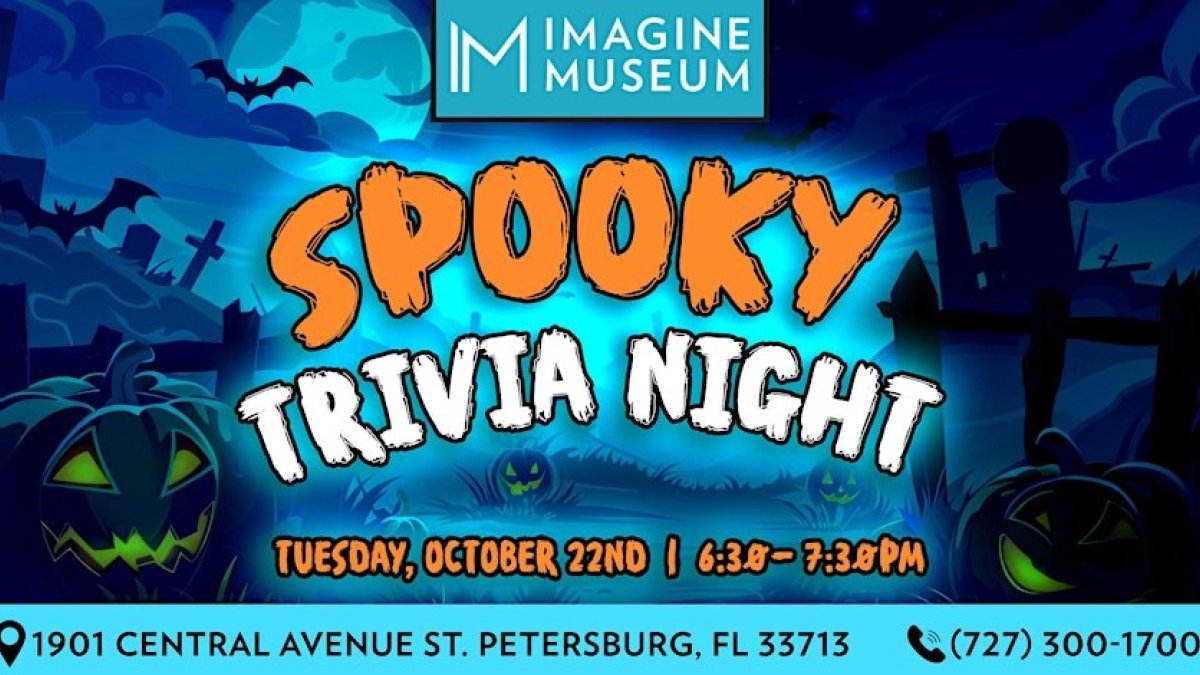 Spooky Trivia Night at Imagine Museum Visit St Petersburg Clearwater